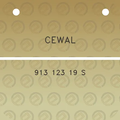 cewal-913-123-19-s