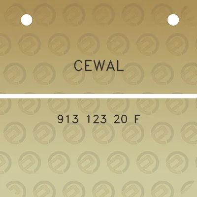 cewal-913-123-20-f