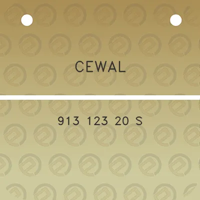 cewal-913-123-20-s