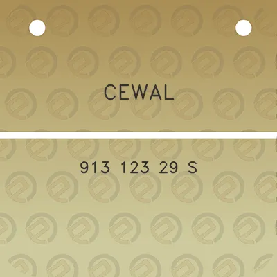 cewal-913-123-29-s