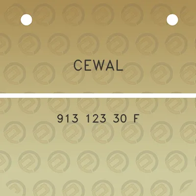 cewal-913-123-30-f