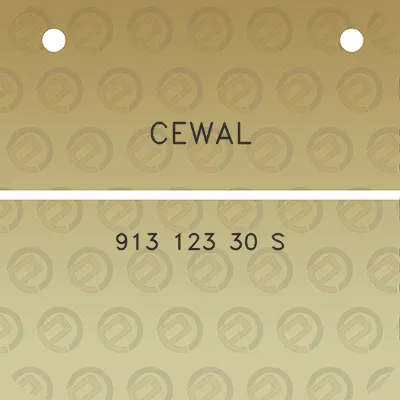 cewal-913-123-30-s