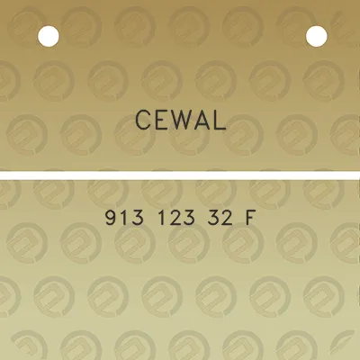 cewal-913-123-32-f