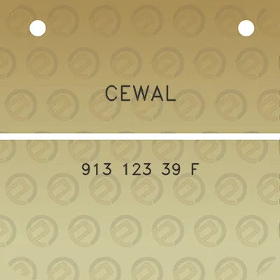 cewal-913-123-39-f