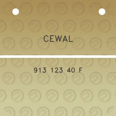 cewal-913-123-40-f