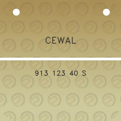 cewal-913-123-40-s