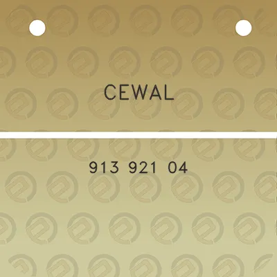 cewal-913-921-04