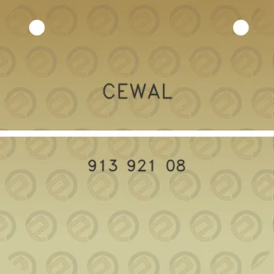 cewal-913-921-08