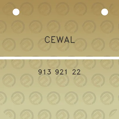 cewal-913-921-22