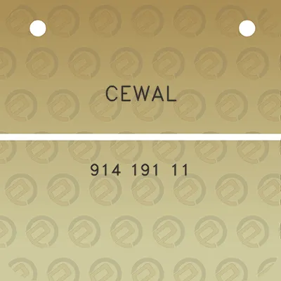 cewal-914-191-11