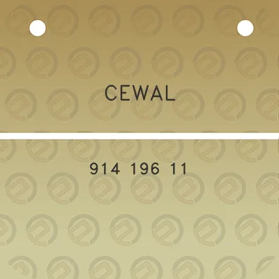 cewal-914-196-11