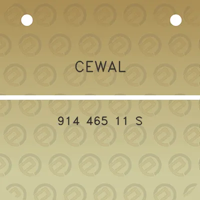 cewal-914-465-11-s