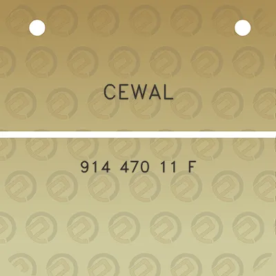 cewal-914-470-11-f