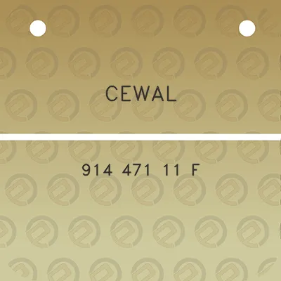 cewal-914-471-11-f