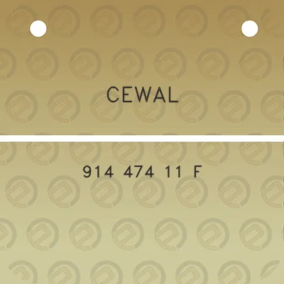 cewal-914-474-11-f