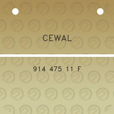 cewal-914-475-11-f