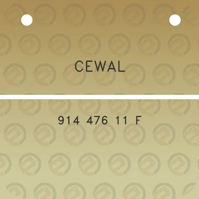 cewal-914-476-11-f