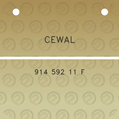 cewal-914-592-11-f