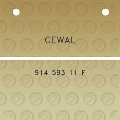 cewal-914-593-11-f