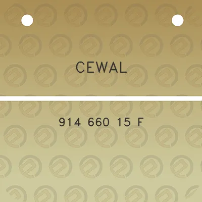 cewal-914-660-15-f