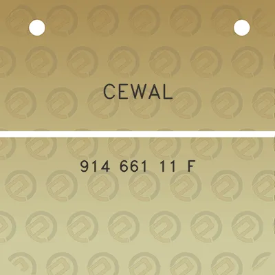 cewal-914-661-11-f