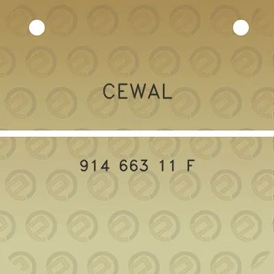 cewal-914-663-11-f