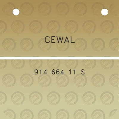 cewal-914-664-11-s