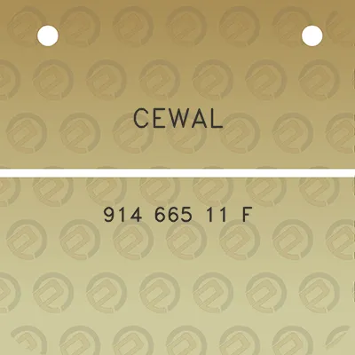 cewal-914-665-11-f