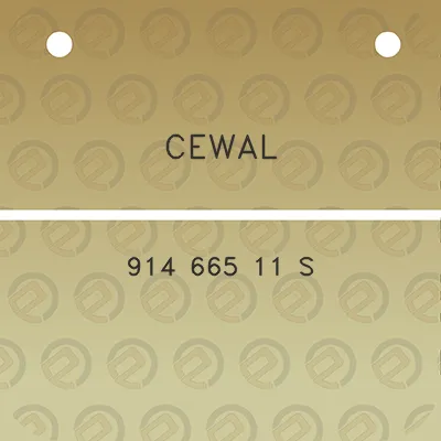 cewal-914-665-11-s