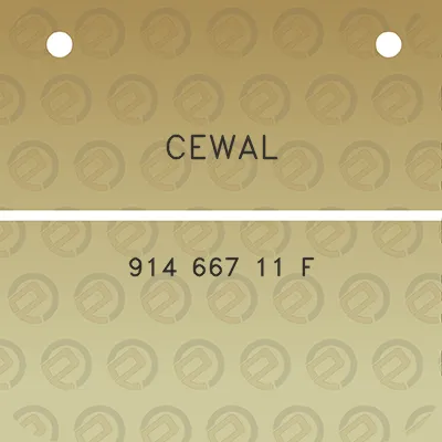 cewal-914-667-11-f