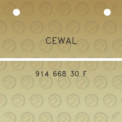 cewal-914-668-30-f