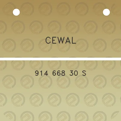 cewal-914-668-30-s