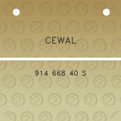 cewal-914-668-40-s