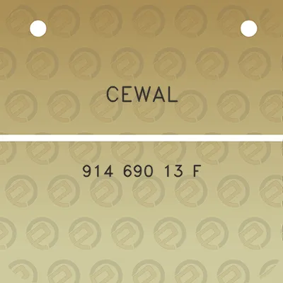 cewal-914-690-13-f