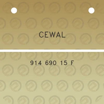 cewal-914-690-15-f