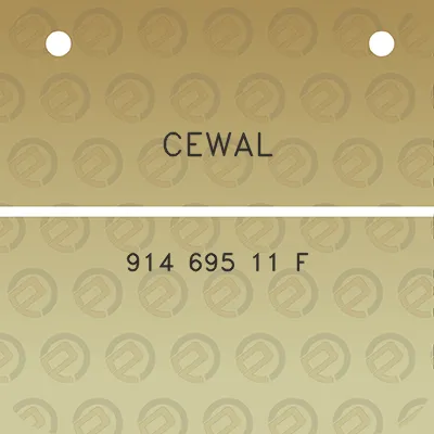 cewal-914-695-11-f