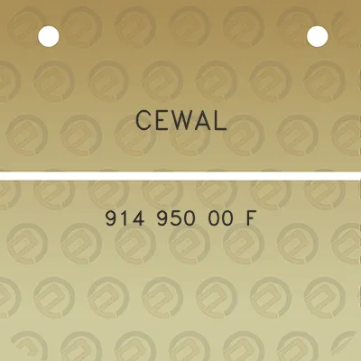 cewal-914-950-00-f