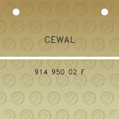 cewal-914-950-02-f