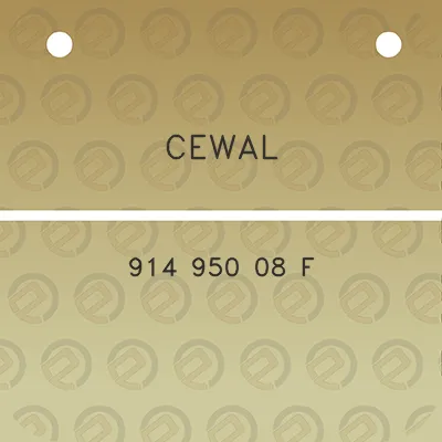 cewal-914-950-08-f