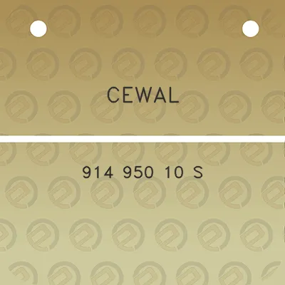 cewal-914-950-10-s