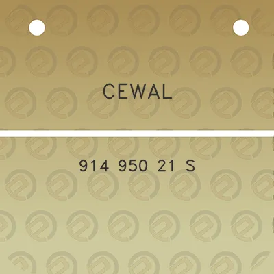 cewal-914-950-21-s