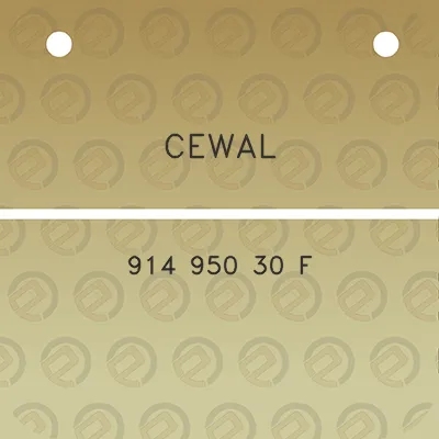 cewal-914-950-30-f