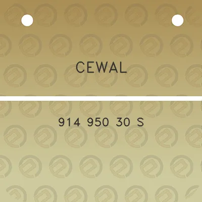 cewal-914-950-30-s