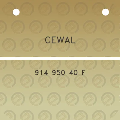 cewal-914-950-40-f