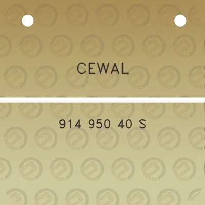 cewal-914-950-40-s