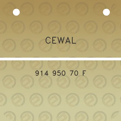 cewal-914-950-70-f