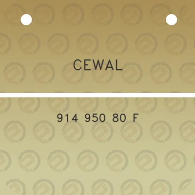 cewal-914-950-80-f