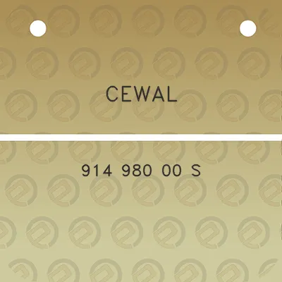 cewal-914-980-00-s