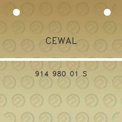 cewal-914-980-01-s