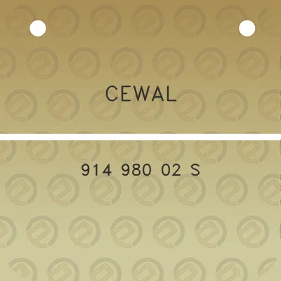 cewal-914-980-02-s